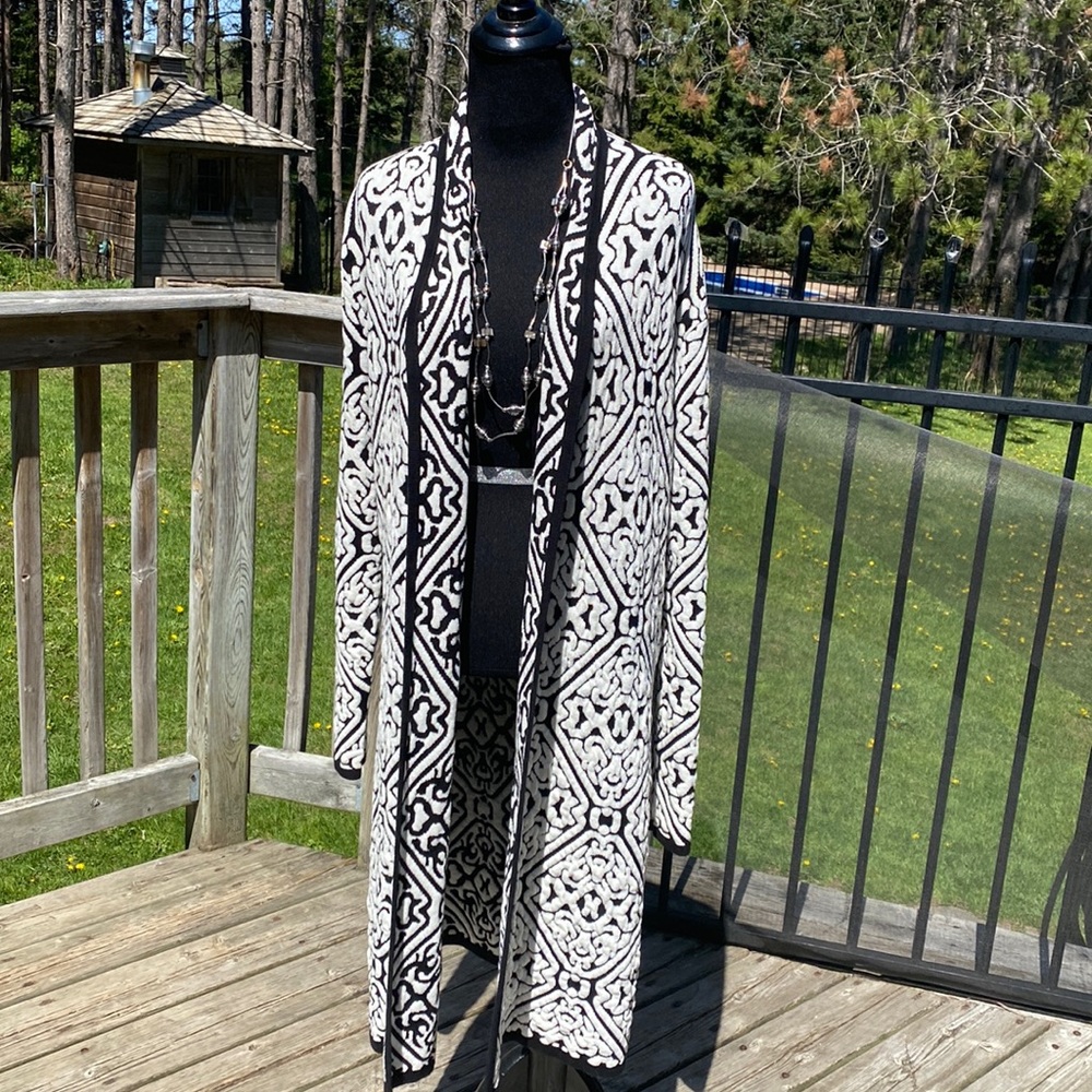 Adore Open Front Long Sweater Coat